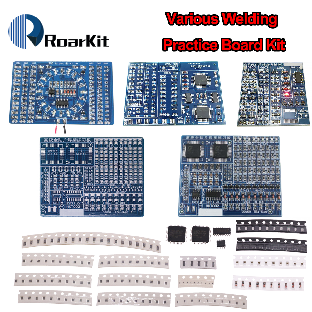 Diy Electronics Kits For Kids - SMD NE555 CD4017 Rotating Flashing LED