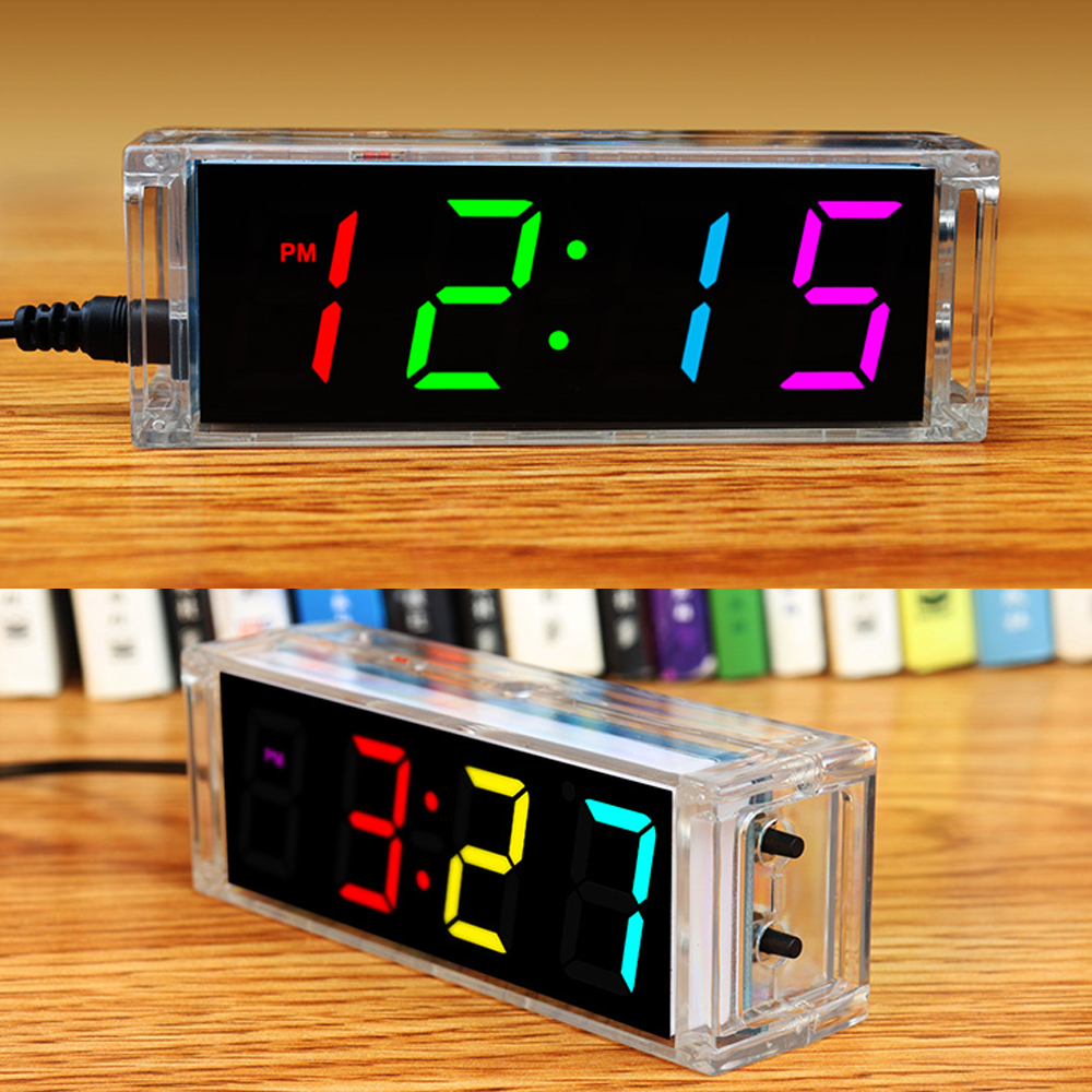 Diy Electronics Kits For Kids - Digital Tube DIY Clock Kit Temperature