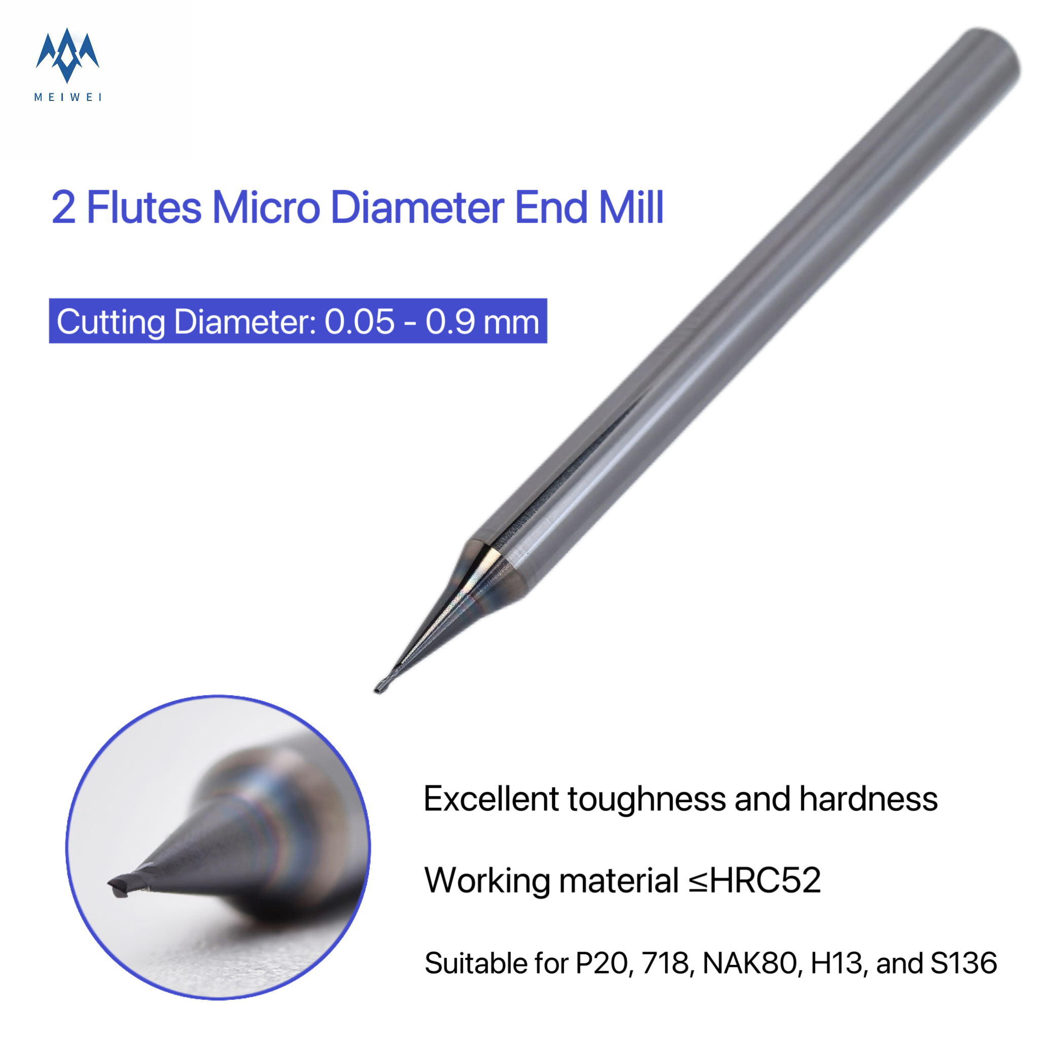 Diy Cnc Router Electronics - 2 Flutes Flat End Mill Micro