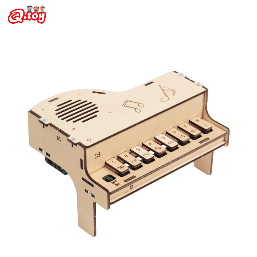 DIY Wooden Electronic Piano Mo - Diy Electronics Kits For Kids review and price