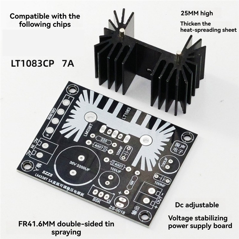ABZZ-LT1083 7A Output Adjustab - Diy Electronics Board review and price