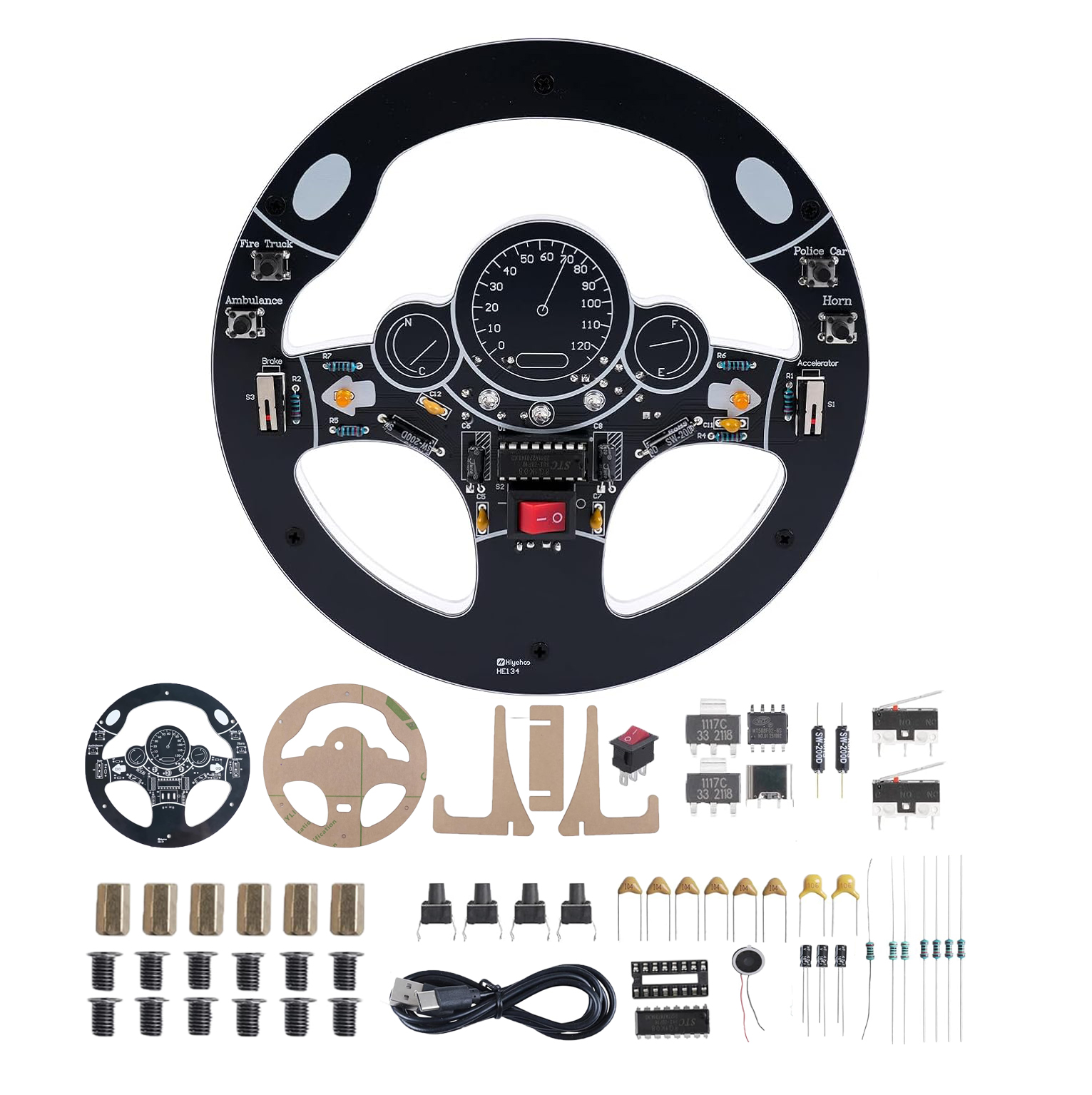 Car Steering Wheel DIY Solderi - Diy Electronics Projects For Adults review and price