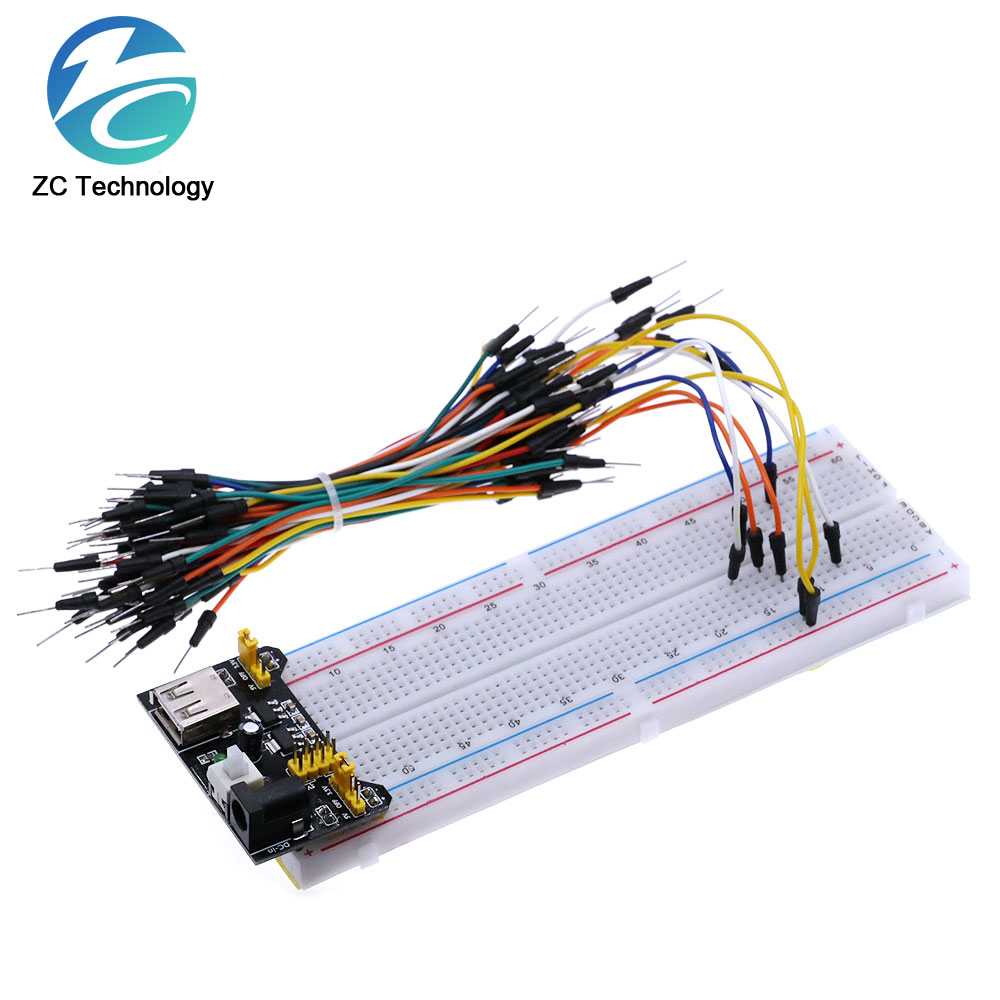 3.3V/5V MB102 Breadboard power - Diy Electronics Breadboard review and price