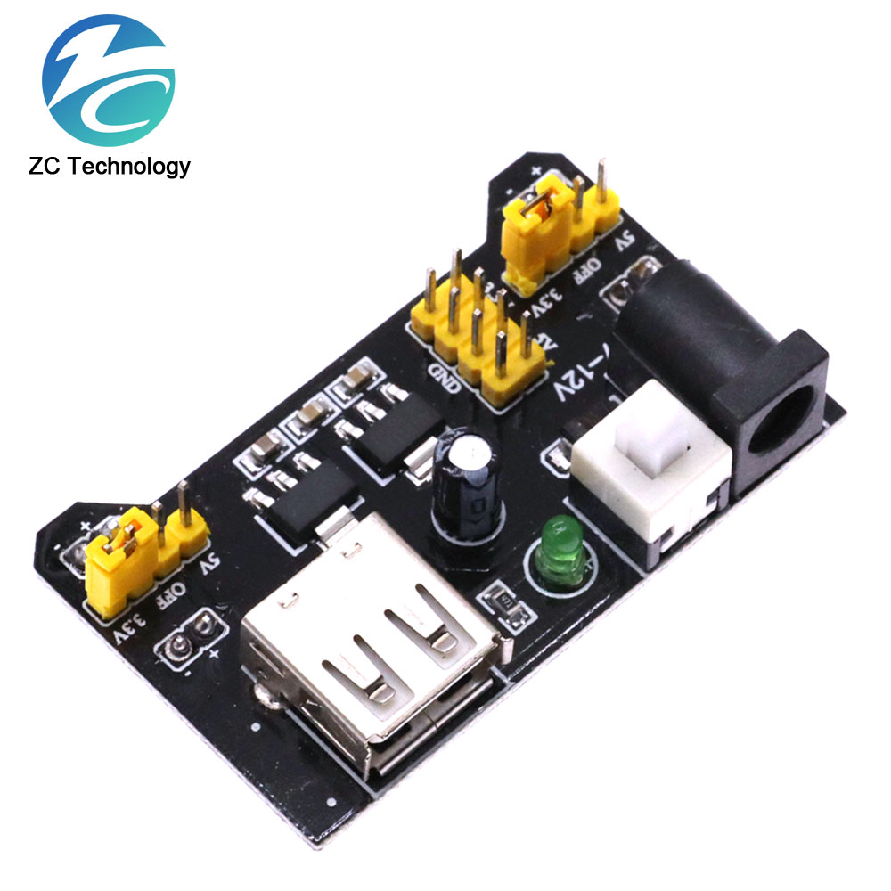 3.3V/5V MB102 Breadboard power - Diy Electronics Breadboard review and price