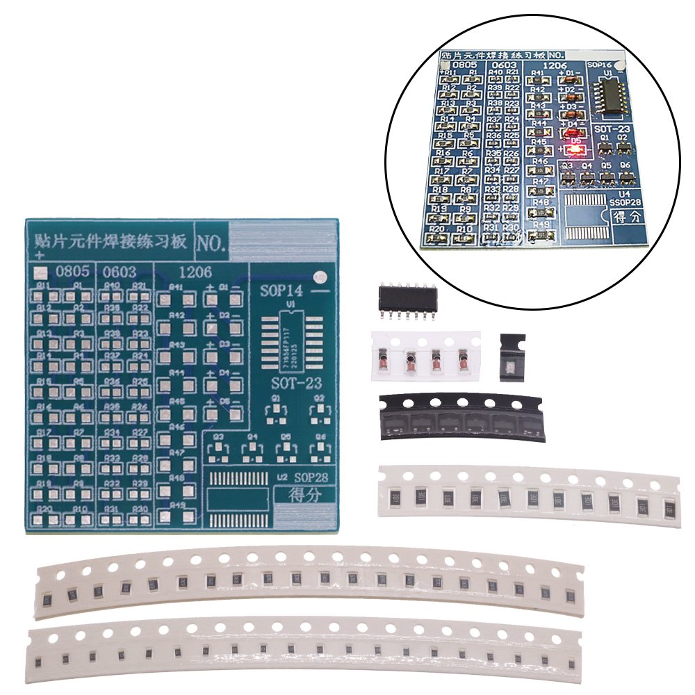 SMD NE555 CD4017 Rotating Flas - Diy Electronics Kits For Kids review and price