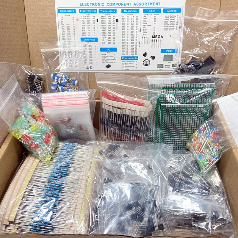 1900pcs Component Box Kit with - Resistor Kit 1 4W review and price