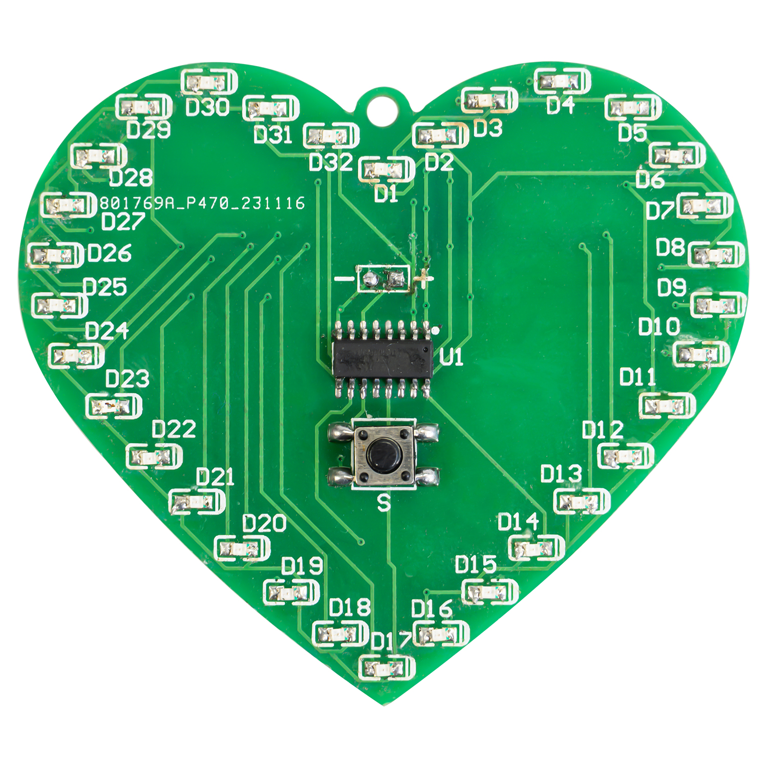 DIY LED Heart Flashing Light K - Diy Electronics Kits For Kids review and price