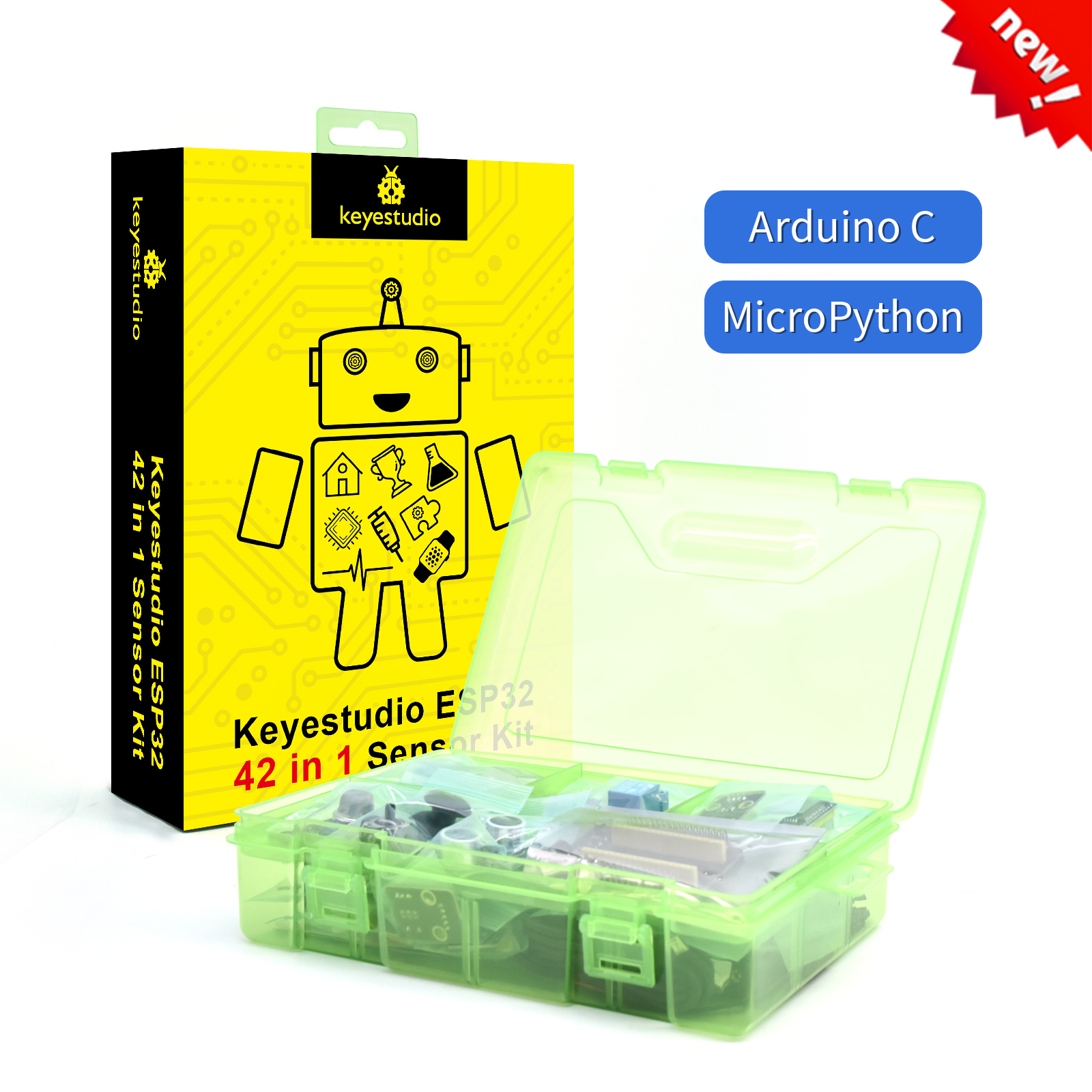 Kidsbits 42 in1 ESP32 Sensor M - Diy Electronics Projects For Adults review and price