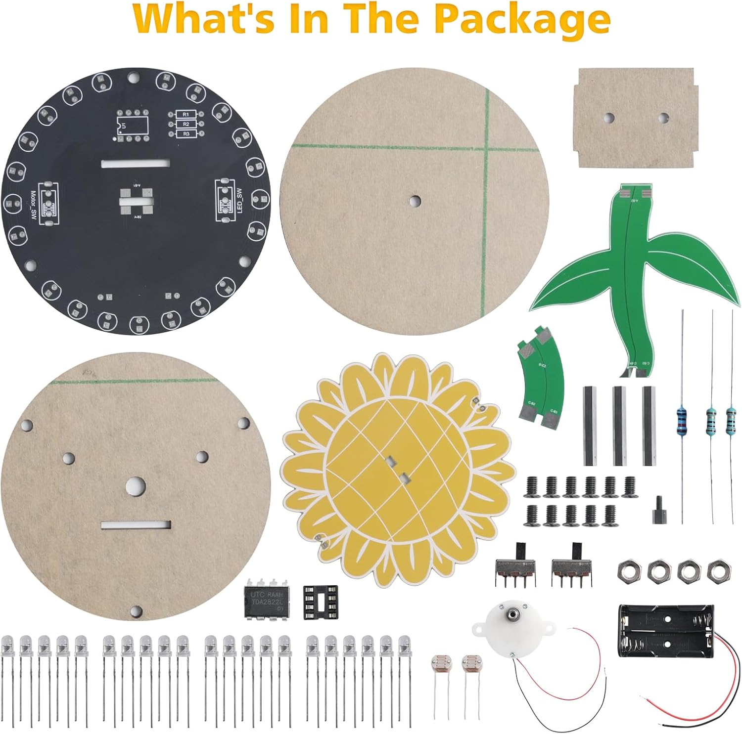 Light Chasing Sunflower Solder - Diy Electronics Kits For Kids review and price