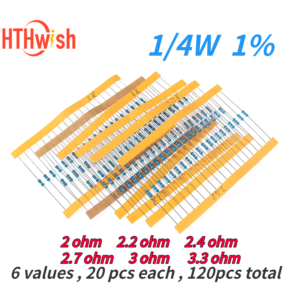 120PCS 1/4W 1% Automotive Airb - Resistor Kit 1 4W review and price