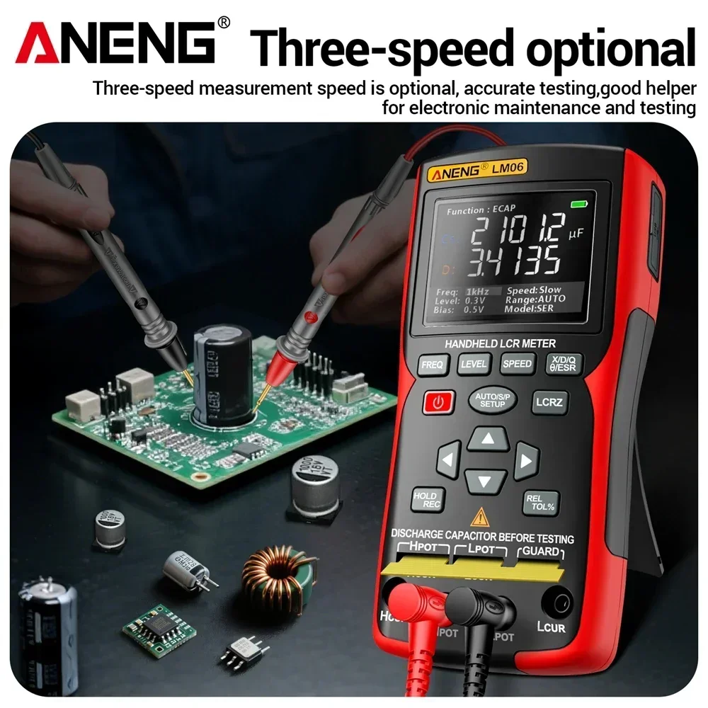 LM06 LCR Bridge Meter Electron - Diy Electronics Tools review and price