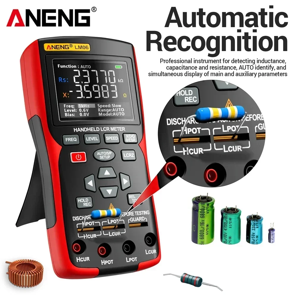 LM06 LCR Bridge Meter Electron - Diy Electronics Tools review and price