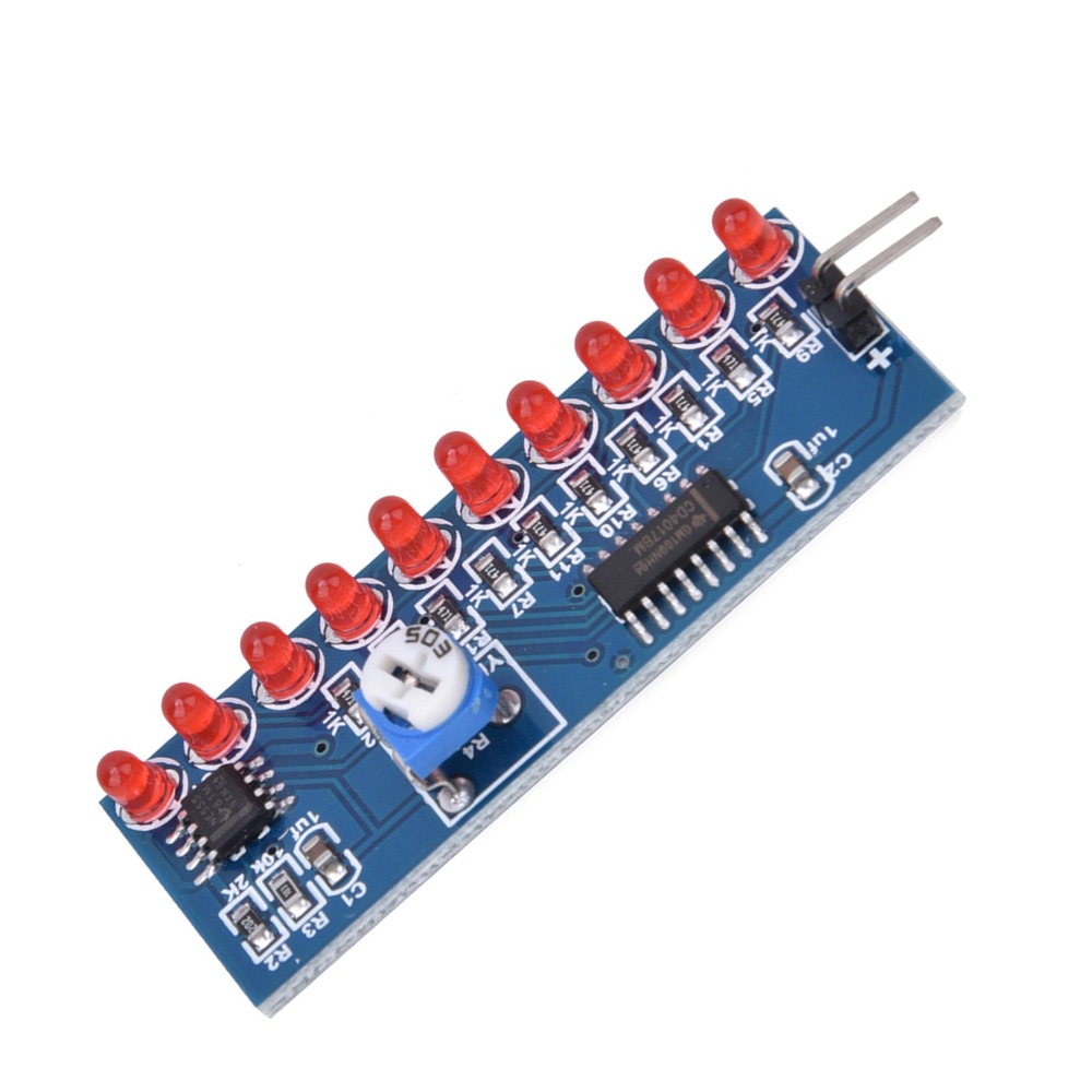 2Pcs NE555 CD4017 LED Flowing  - Diy Electronics Project Kit review and price