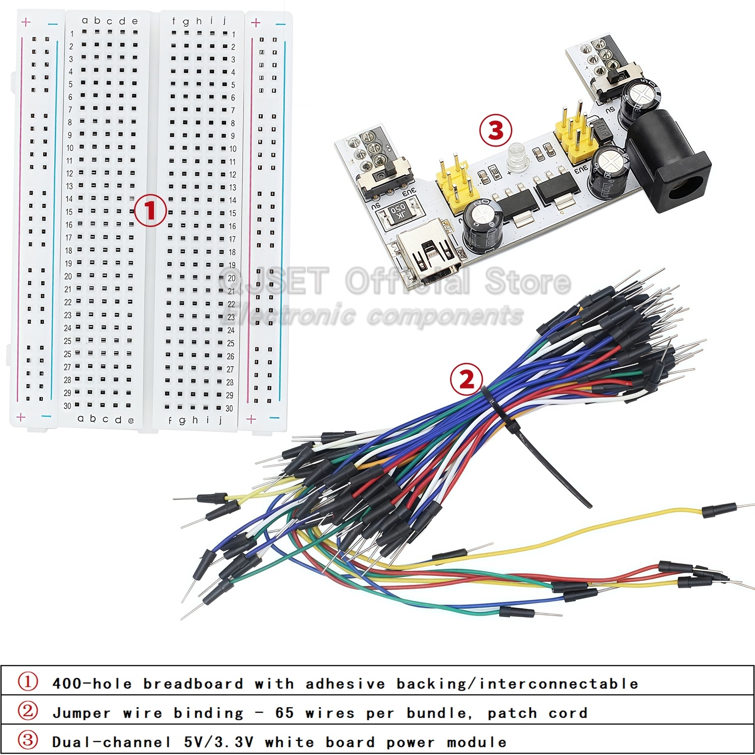400 830-hole Breadboard MB-102 - Diy Electronics Breadboard review and price