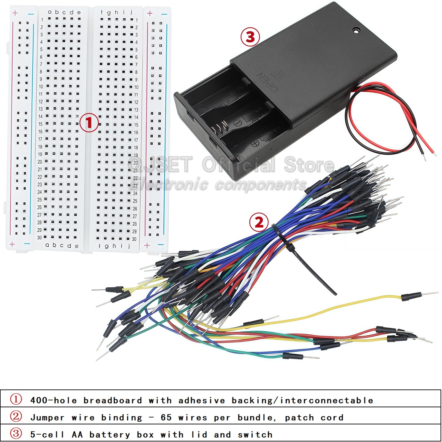 400 830-hole Breadboard MB-102 - Diy Electronics Breadboard review and price