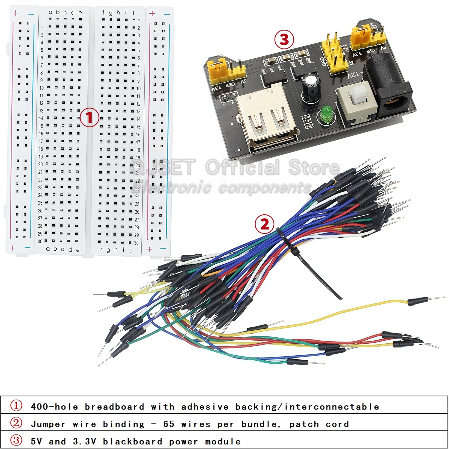 400 830-hole Breadboard MB-102 - Diy Electronics Breadboard review and price