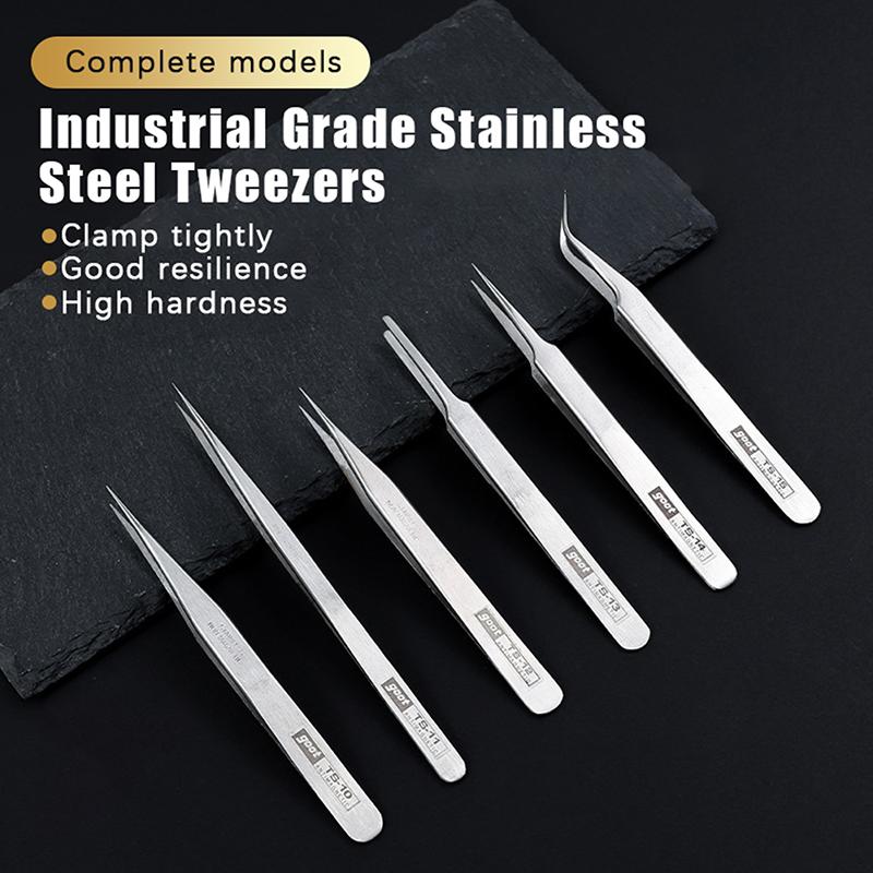 【LM】6Piece Stainless Steel Twe - Diy Electronics Tools review and price