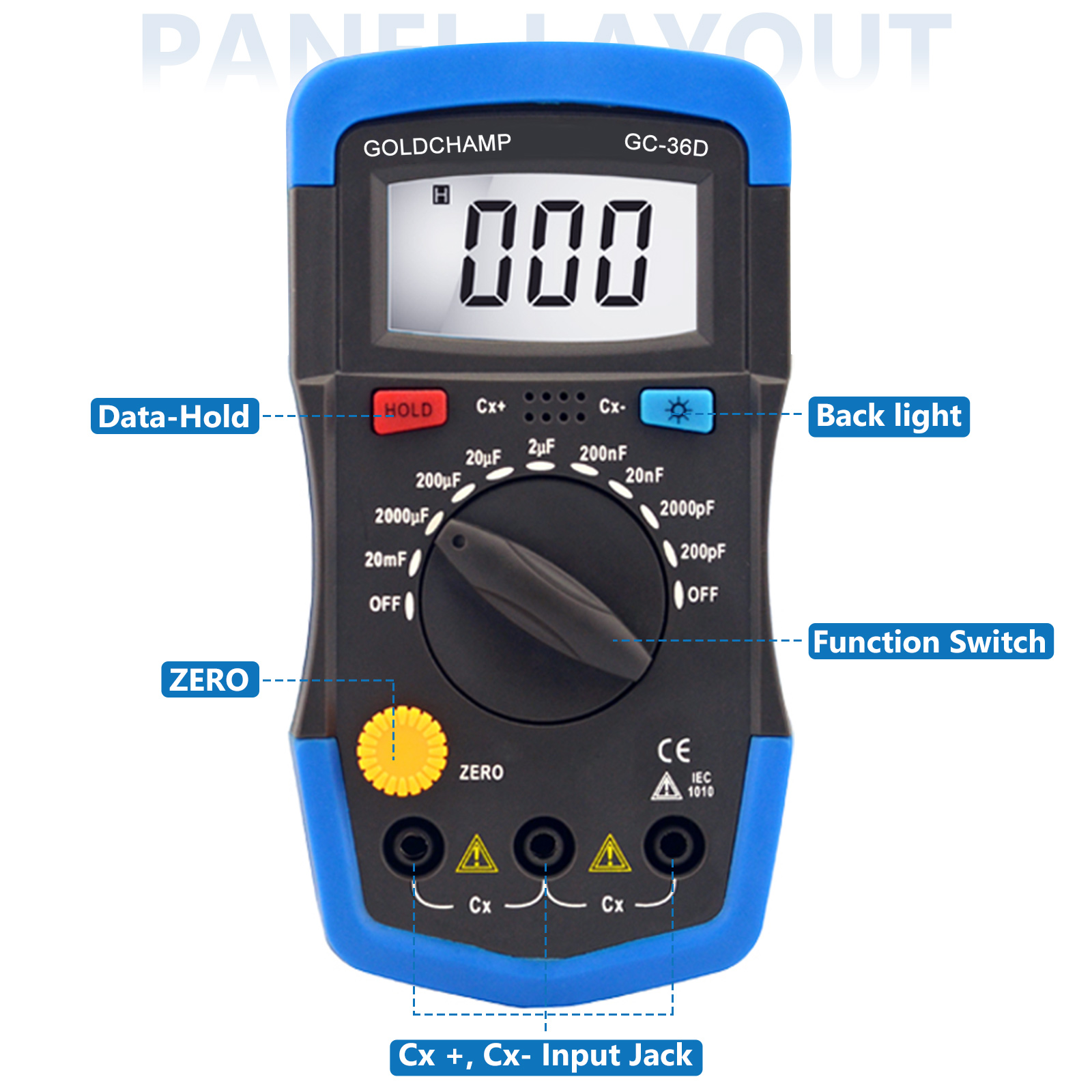 Digital Capacitance Meter 0.1p - Diy Electronics Tools review and price