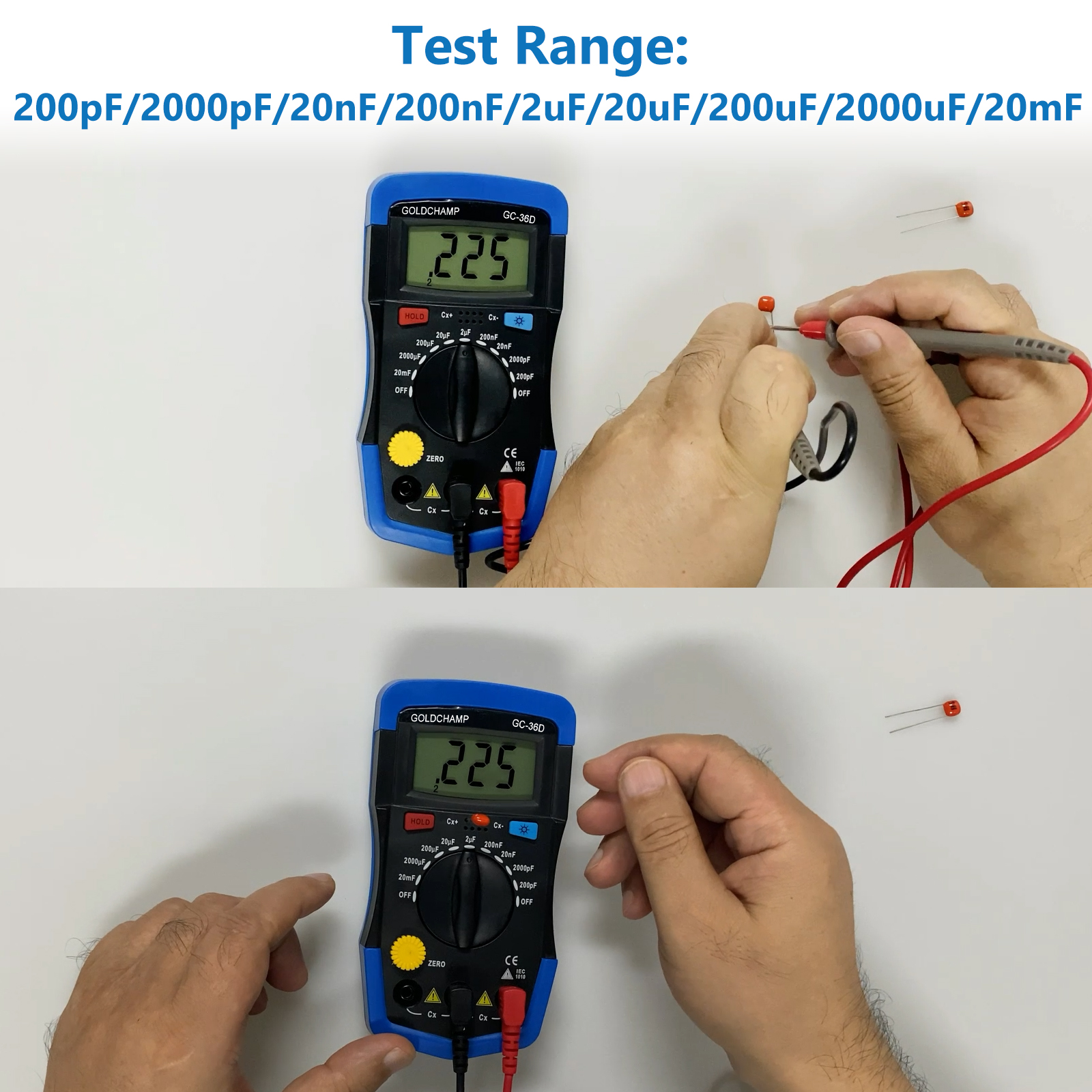 Digital Capacitance Meter 0.1p - Diy Electronics Tools review and price