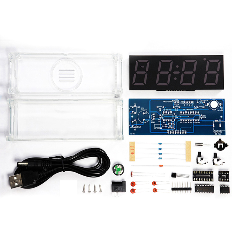 Digital Tube DIY Clock Kit Tem - Diy Electronics Kits For Kids review and price