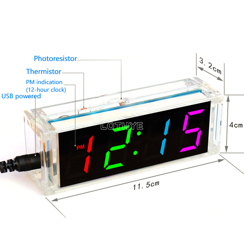 Digital Tube DIY Clock Kit Tem - Diy Electronics Kits For Kids review and price