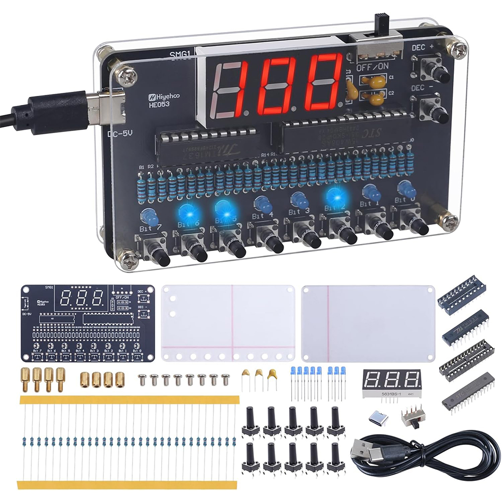 DIY Electronic Kit Binary to D - Diy Electronics Projects For Adults review and price