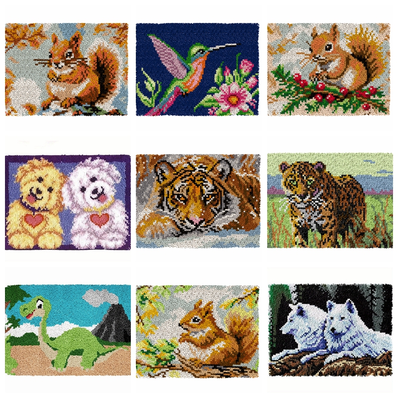 Cute Animals Latch hook Rug ki - Diy Electronics Projects For Adults review and price
