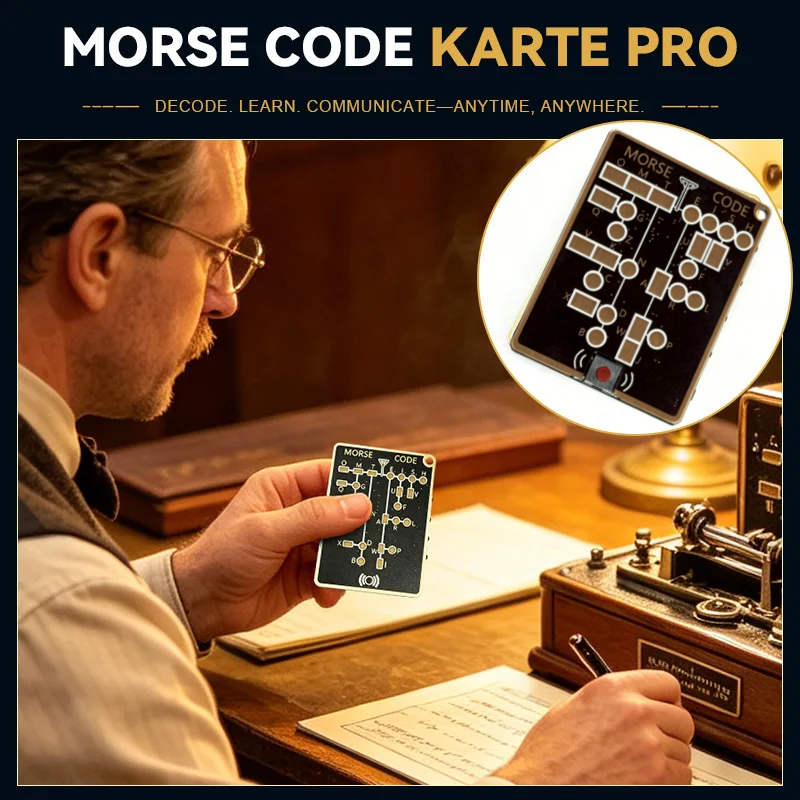 Morse Code Trainer Card Pro Le - Diy Electronics Projects For Adults review and price