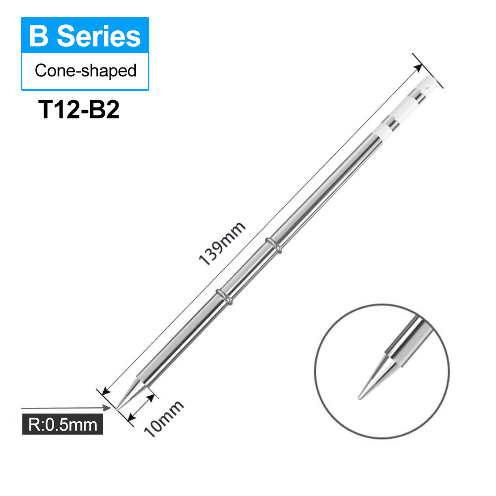 T12  Cone-Shaped Soldering Iro - Diy Electronics Tools review and price