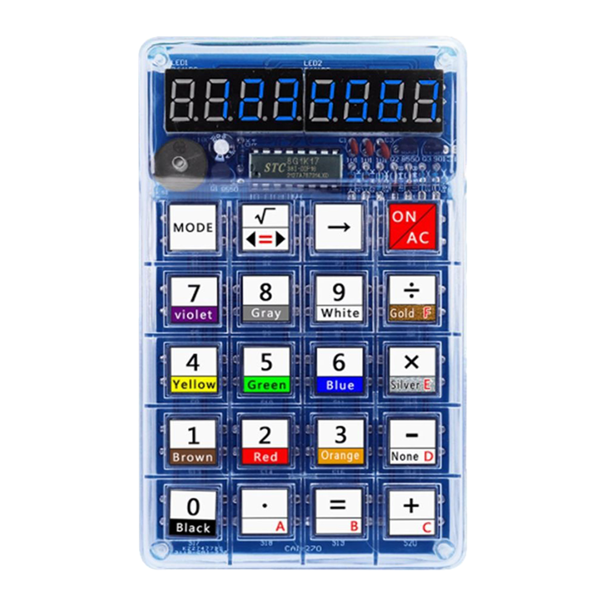 DIY Calculator Kit with LED Di - Diy Electronics Projects For Adults review and price