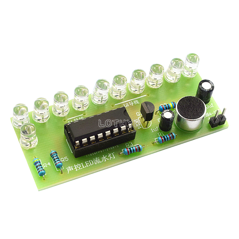CD4017 Voice Control LED Water - Diy Electronics Project Kit review and price