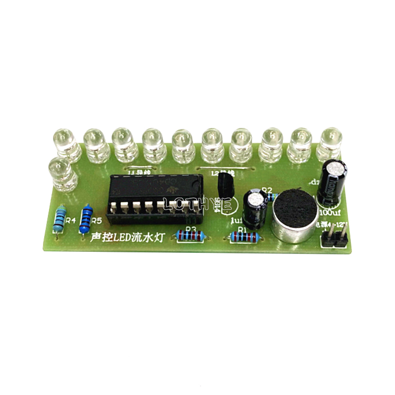 CD4017 Voice Control LED Water - Diy Electronics Project Kit review and price