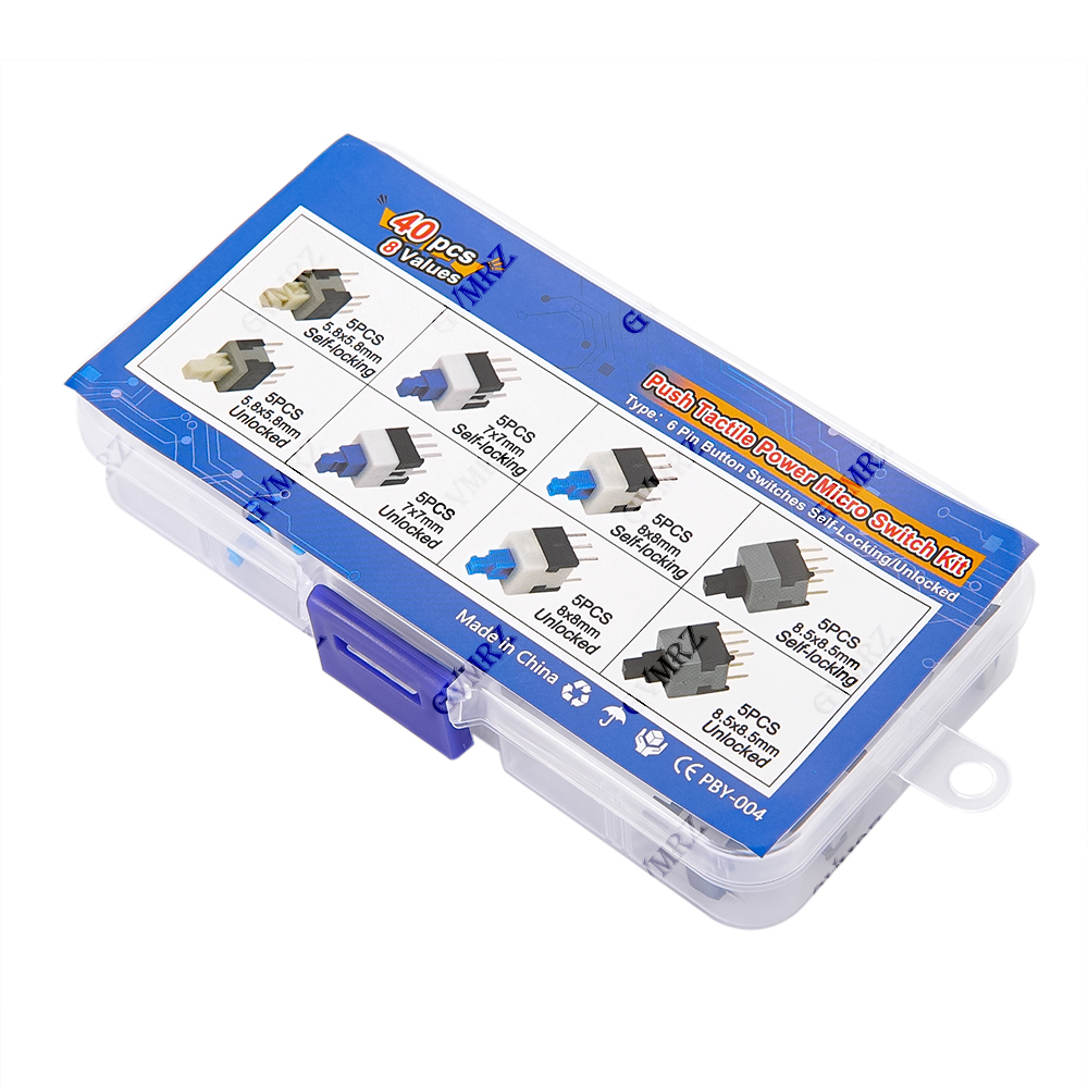 40PCS 8Values Push Tactile Mic - Diy Electronics Project Kit review and price