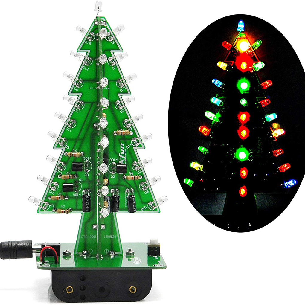 DIY Christmas Tree LED Flash K - Diy Electronics Tools review and price