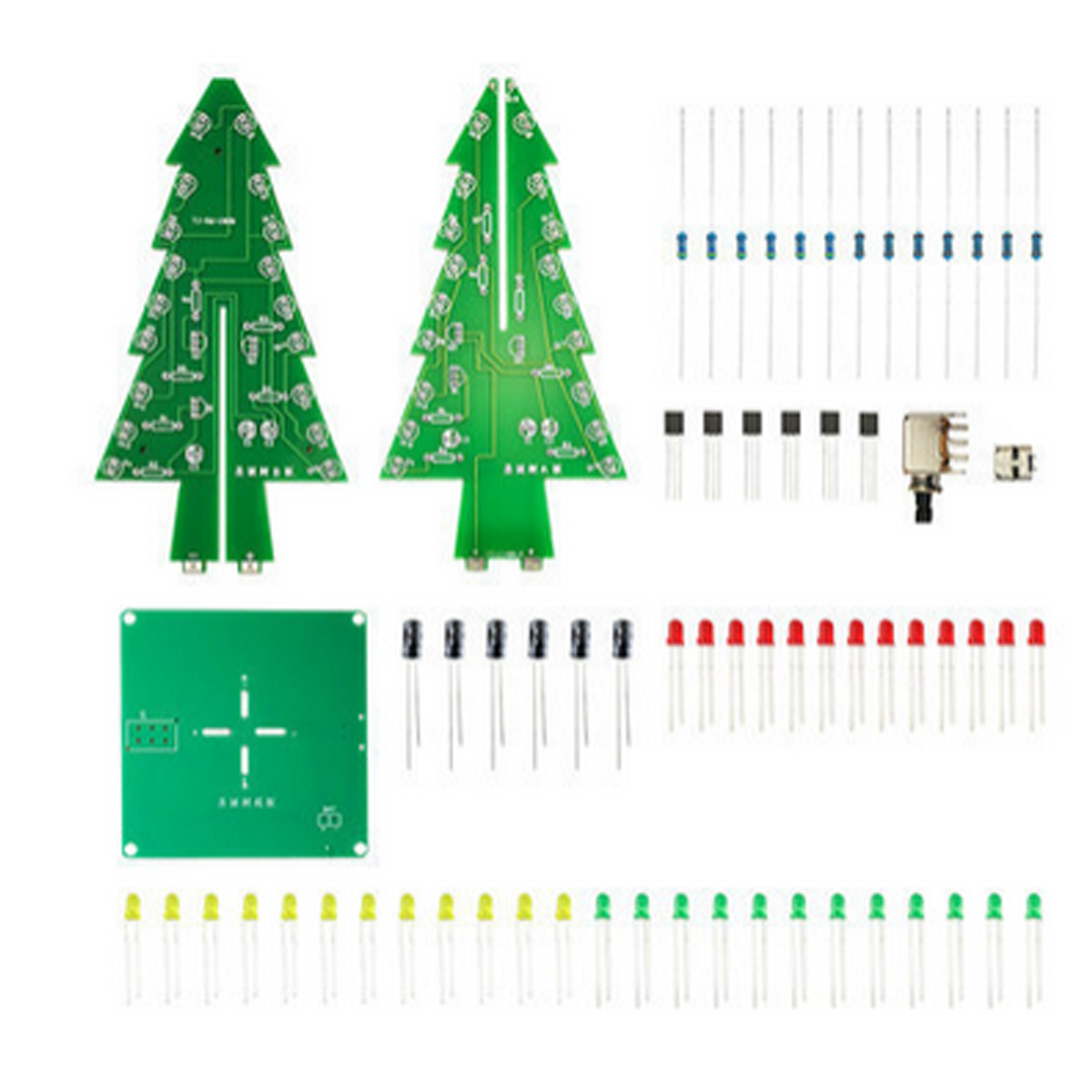 DIY Christmas Tree LED Flash K - Diy Electronics Tools review and price