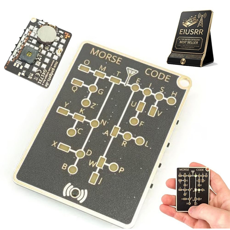 Morse Code Trainer Card Pro Le - Diy Electronics Projects For Adults review and price