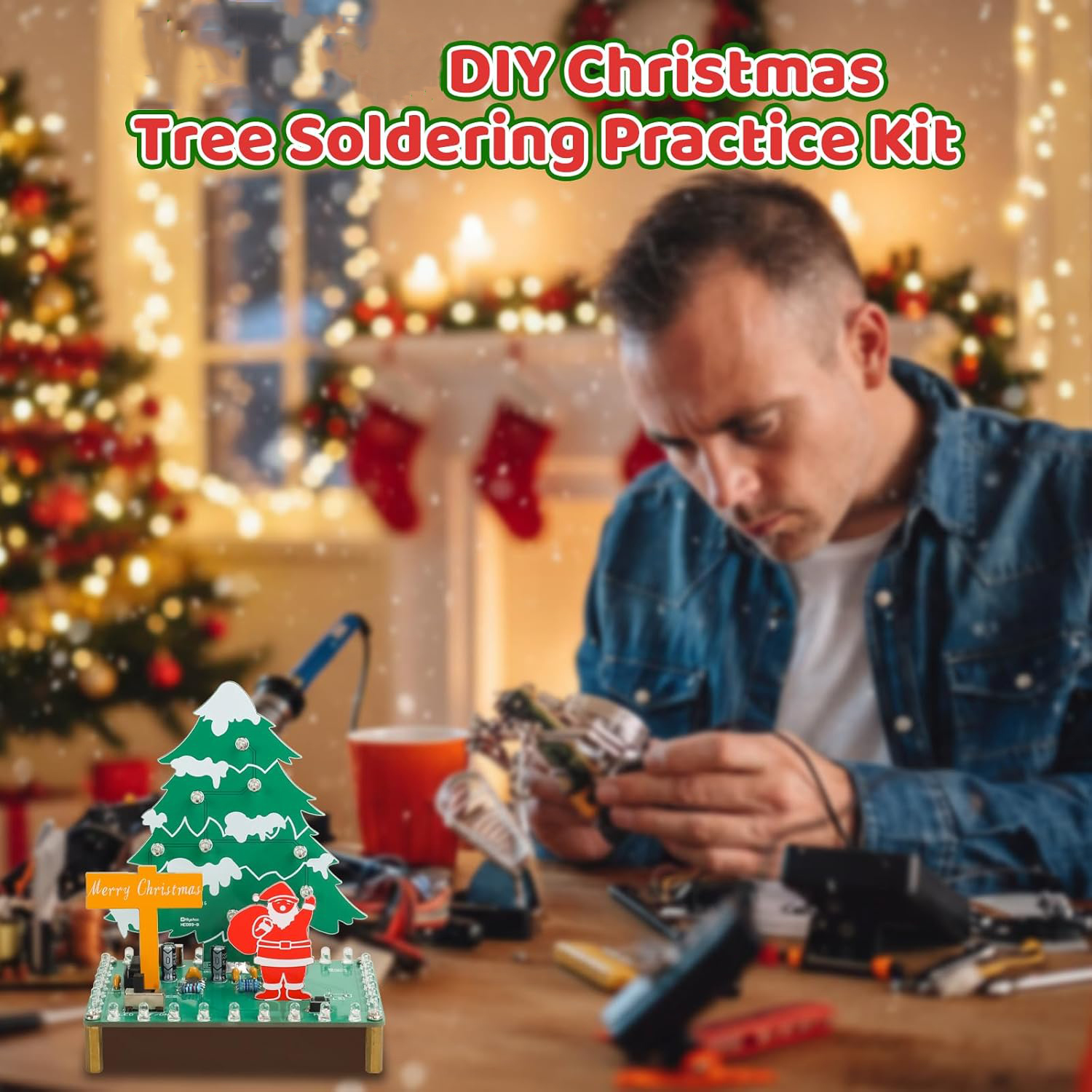 Musical Christmas Tree Solderi - Diy Electronics Projects For Adults review and price