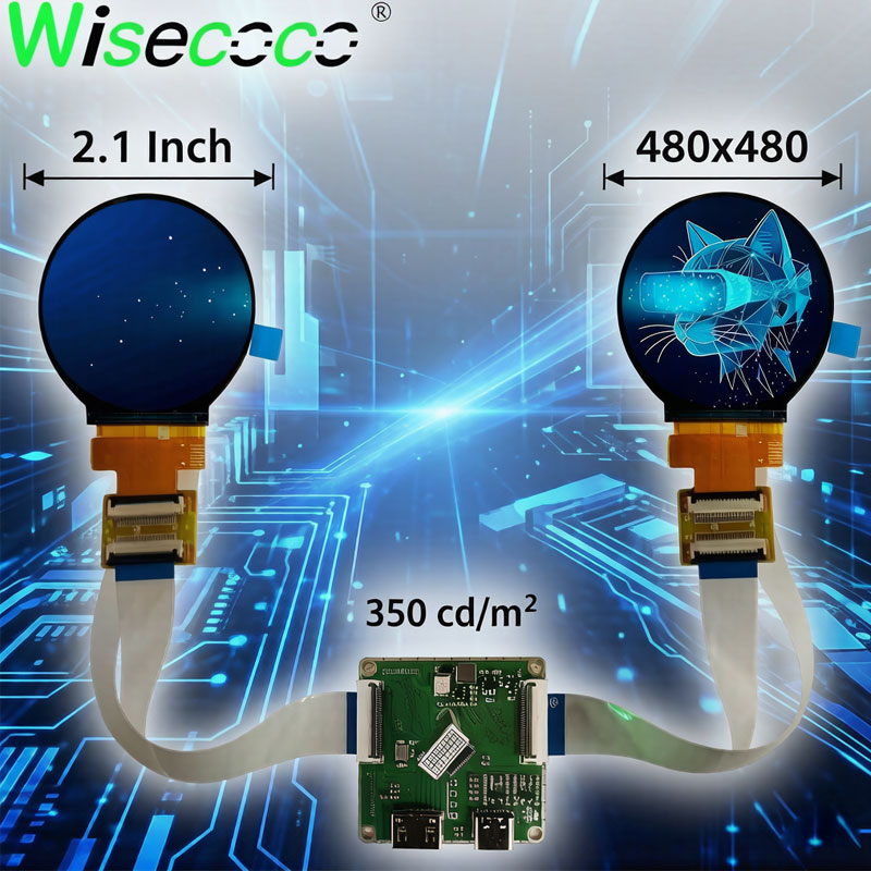 2.1 Inch Dual IPS Round Displa - Diy Electronic Components review and price