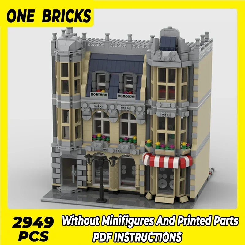 Moc Building Blocks Street Vie - Diy Electronics Store review and price