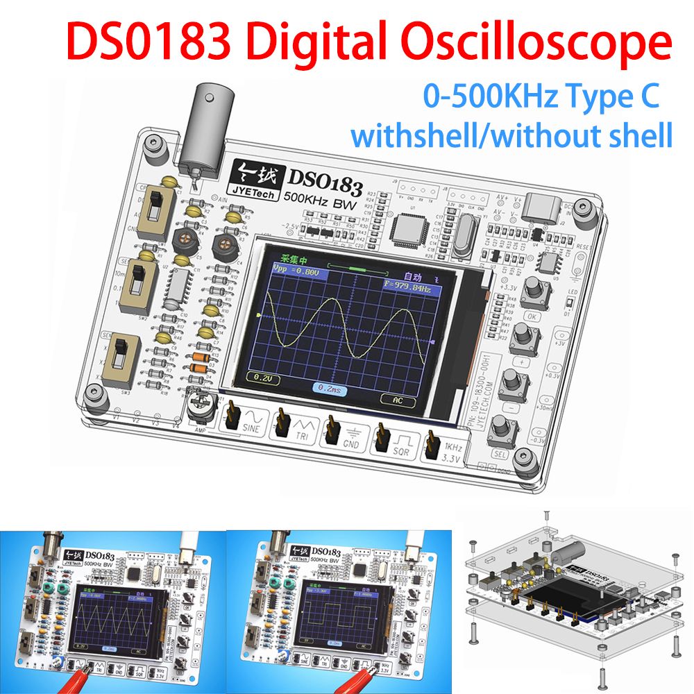 DIY DSO183 Digital Oscilloscop - Oscilloscope Dso Mini review and price