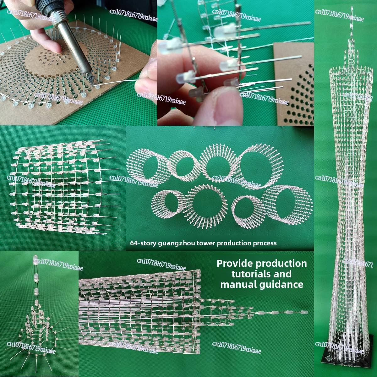 64-Floor Canton Tower DIY Kit  - Diy Electronics Project Kit review and price