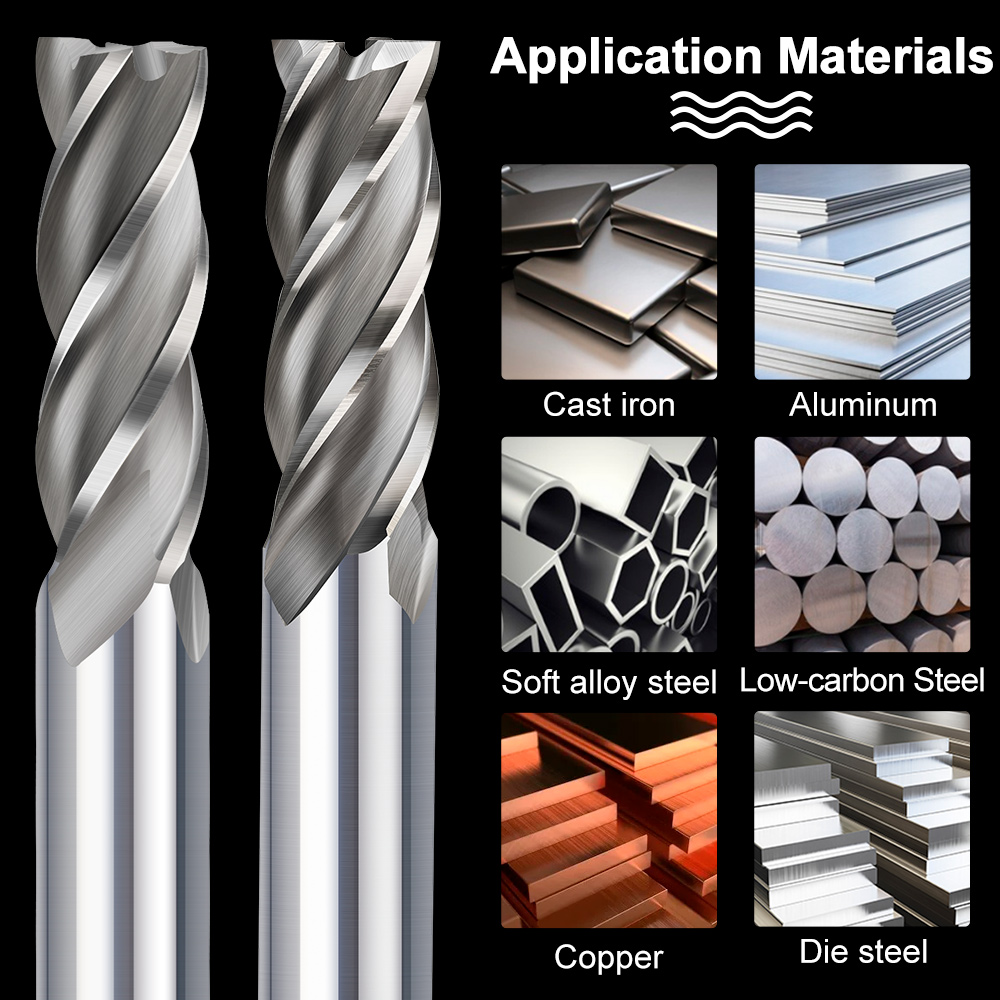 XCAN 4 Flute End Mills HSS M2  - Diy Cnc Router Electronics review and price