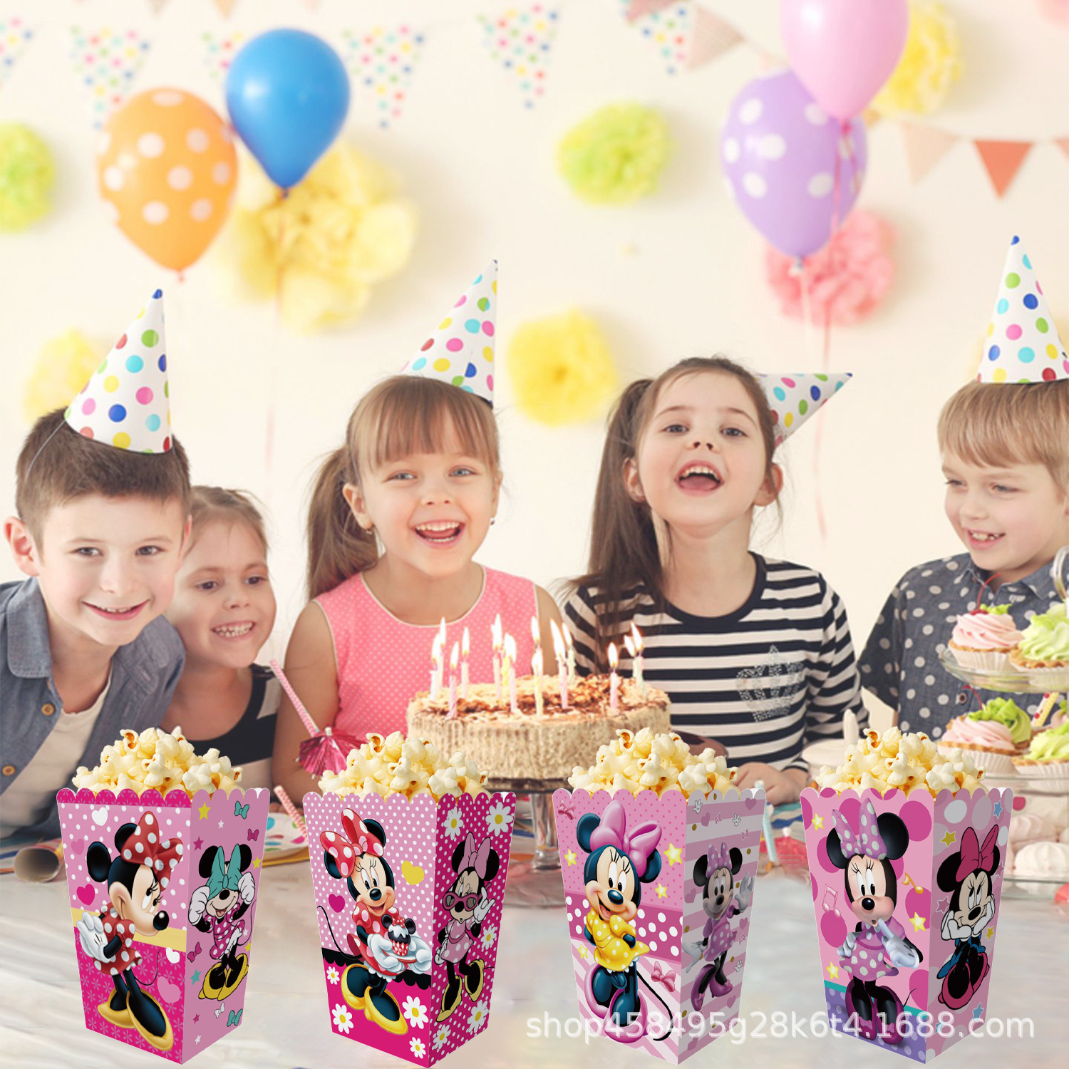 12Pcs Minnie Popcorn Box Party - Diy Mouse Electronics review and price