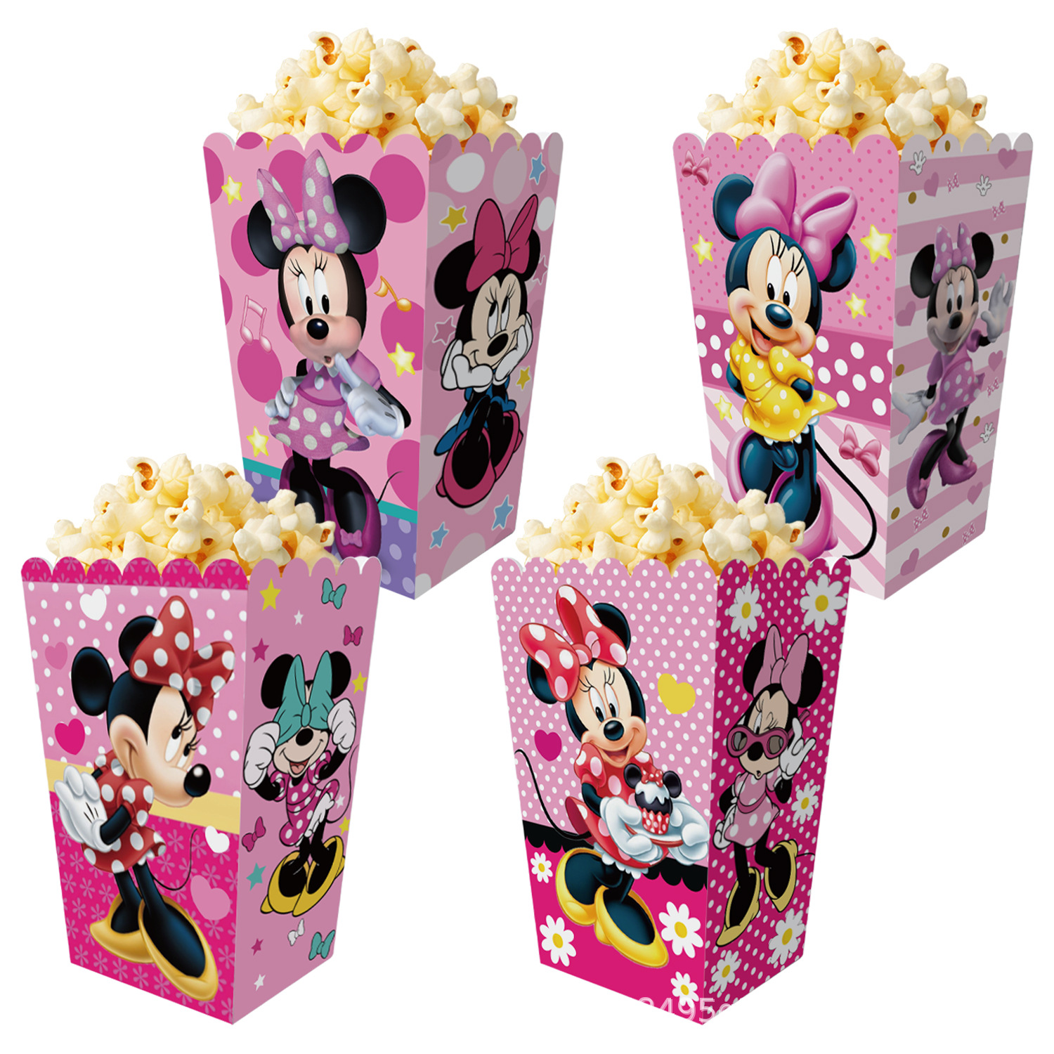 12Pcs Minnie Popcorn Box Party - Diy Mouse Electronics review and price